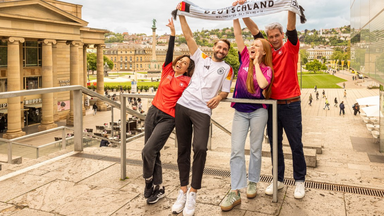 Public Viewing in Stuttgart.