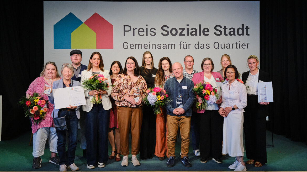 Die Preisträger des Preises Soziale Stadt 2025.