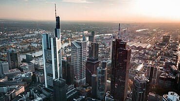 Bankenviertel von Frankfurt am Main