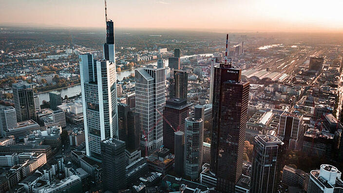 Bankenviertel von Frankfurt am Main