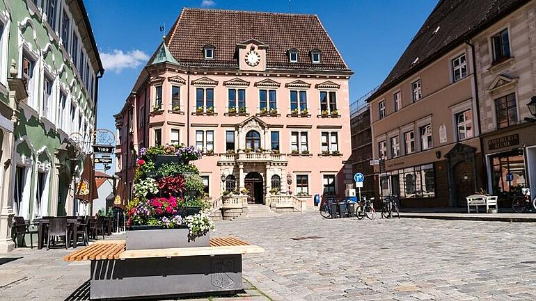 Rathaus der Stadt Kaufbeuren im Stil der Renaissance