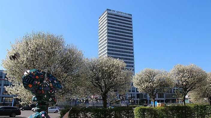 Der Oderturm von Frankfurt (Oder)