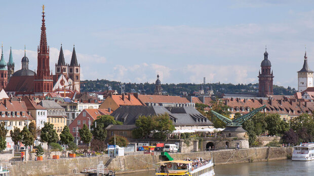 Blick auf Würzburg