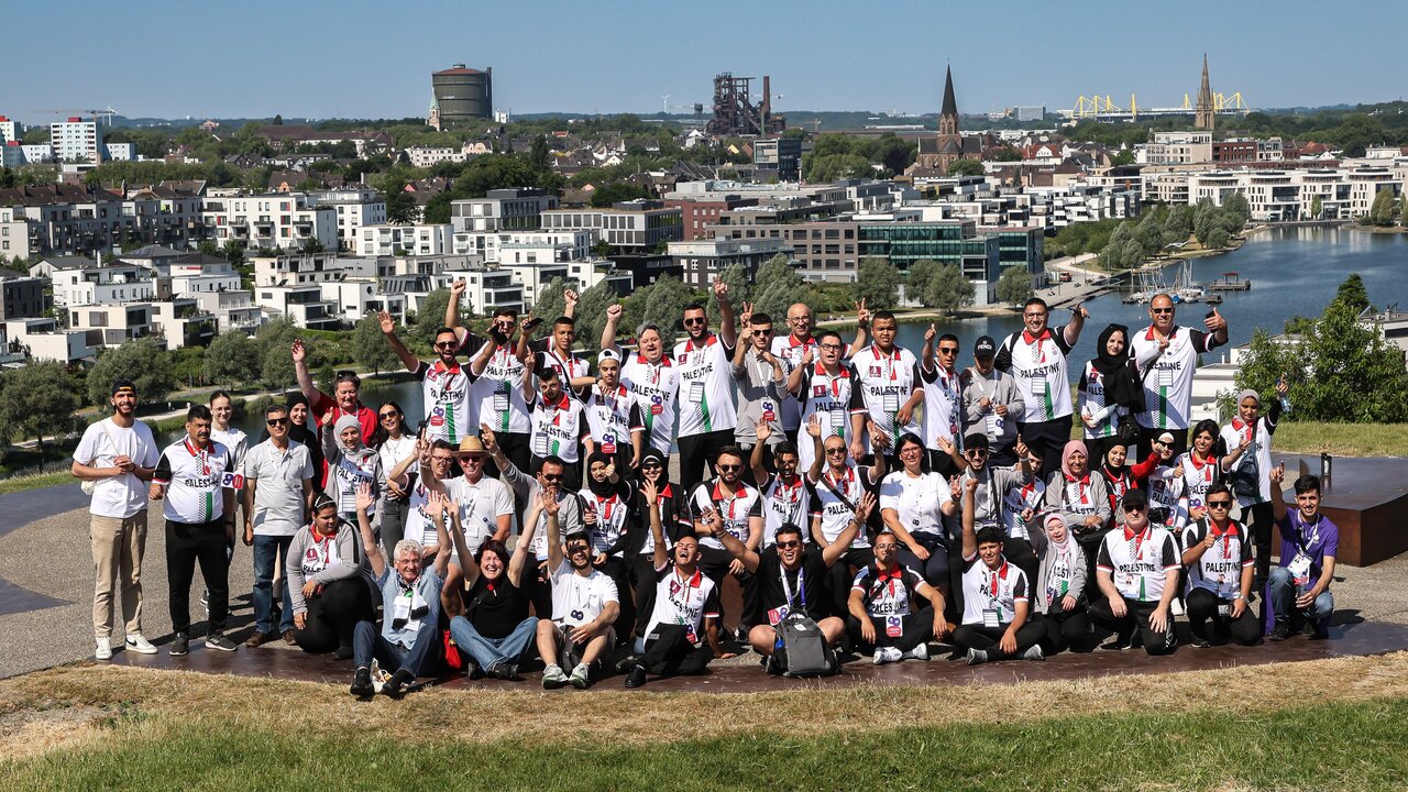 Dortmund hat das palästinensische Special-Olympics-Team willkommen geheißen.