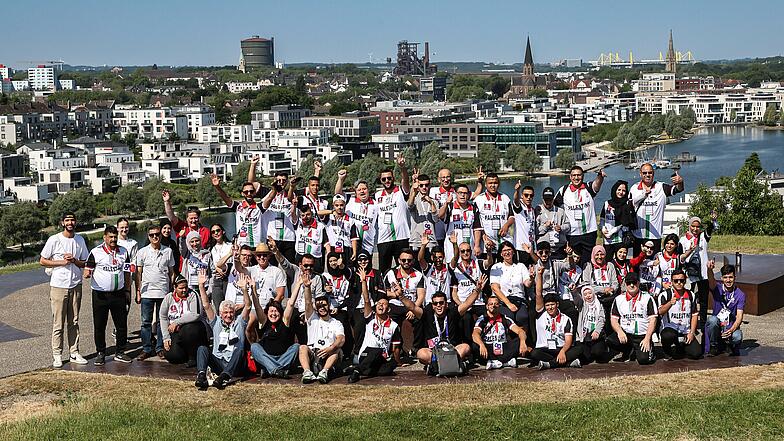 Dortmund hat das palästinensische Special-Olympics-Team willkommen geheißen.