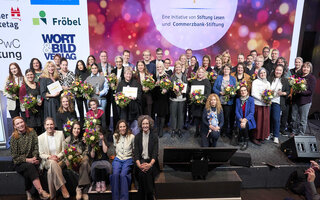 Verleihung des Deuschen Lesepreises 2026 an 16 Preisträger am 5. Februar 2026 in Berlin. 