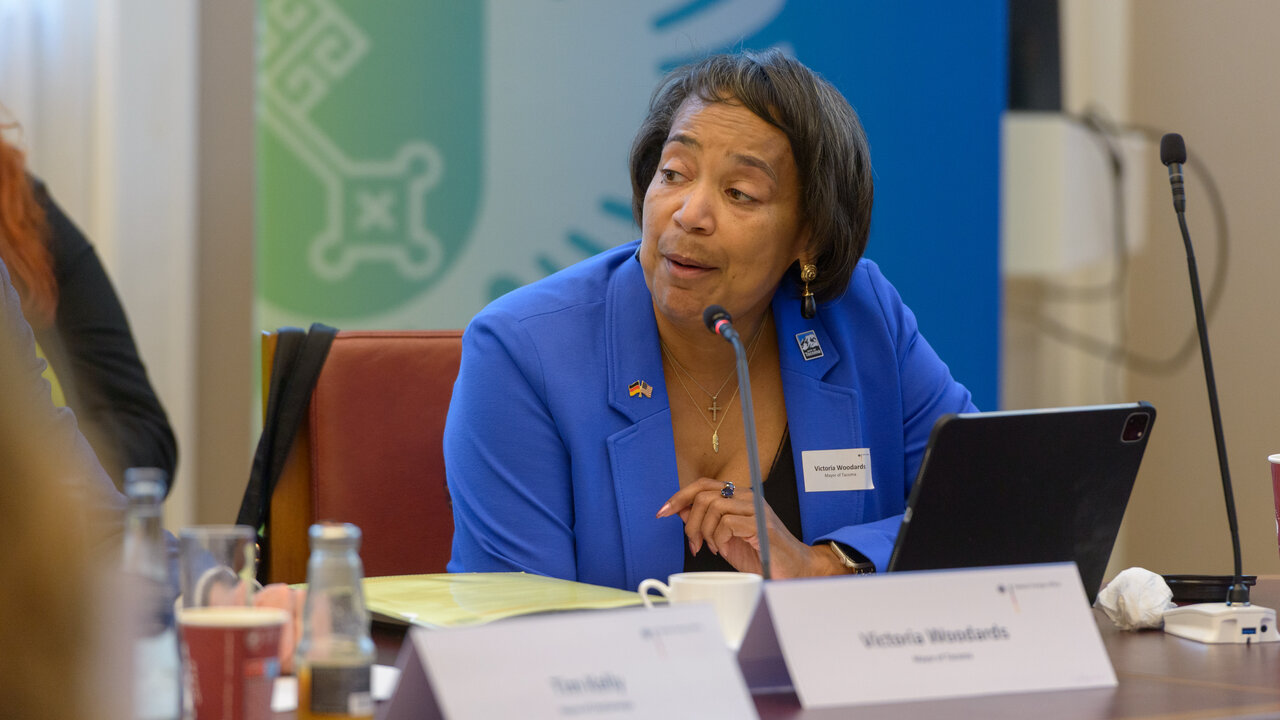 Victoria Woodards, Bürgermeisterin der Stadt Tacoma (USA)