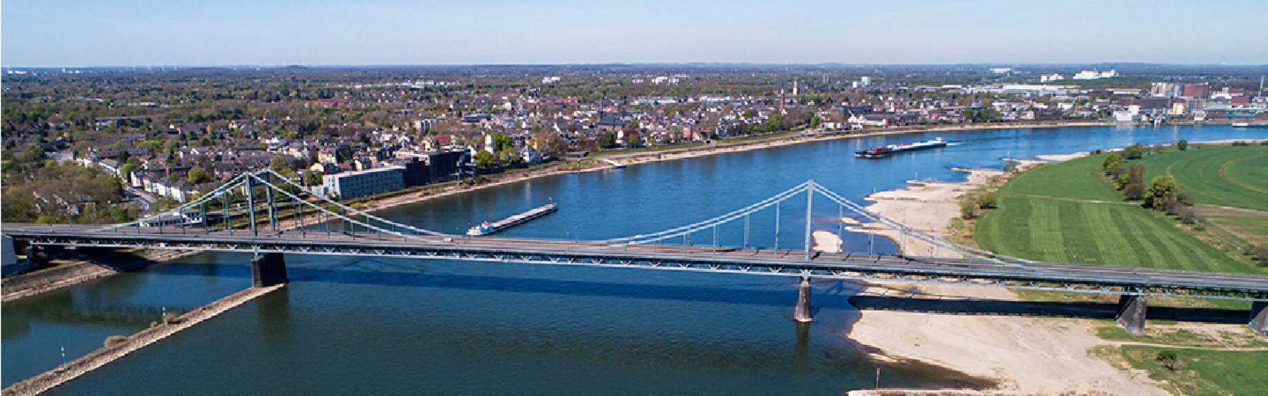 Panoramaaufnahme von Krefeld