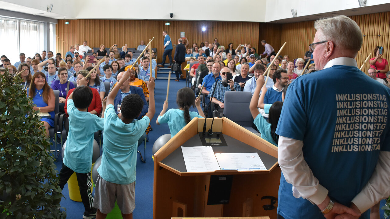 Empfang der rumänischen Delegation in der Host Town Bayreuth.