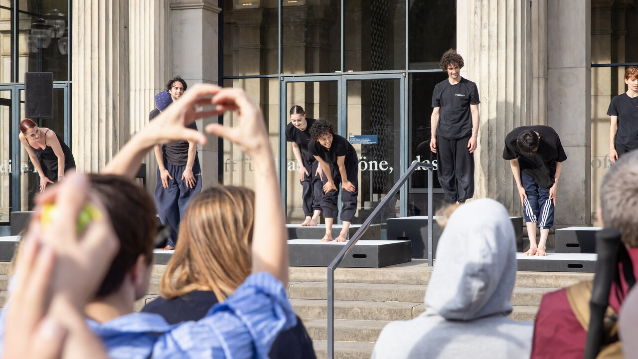 Bei der Exkursion zum "Kulturdreieck" zeigte das Staatsballett Hannover eine Tanzaufführung.