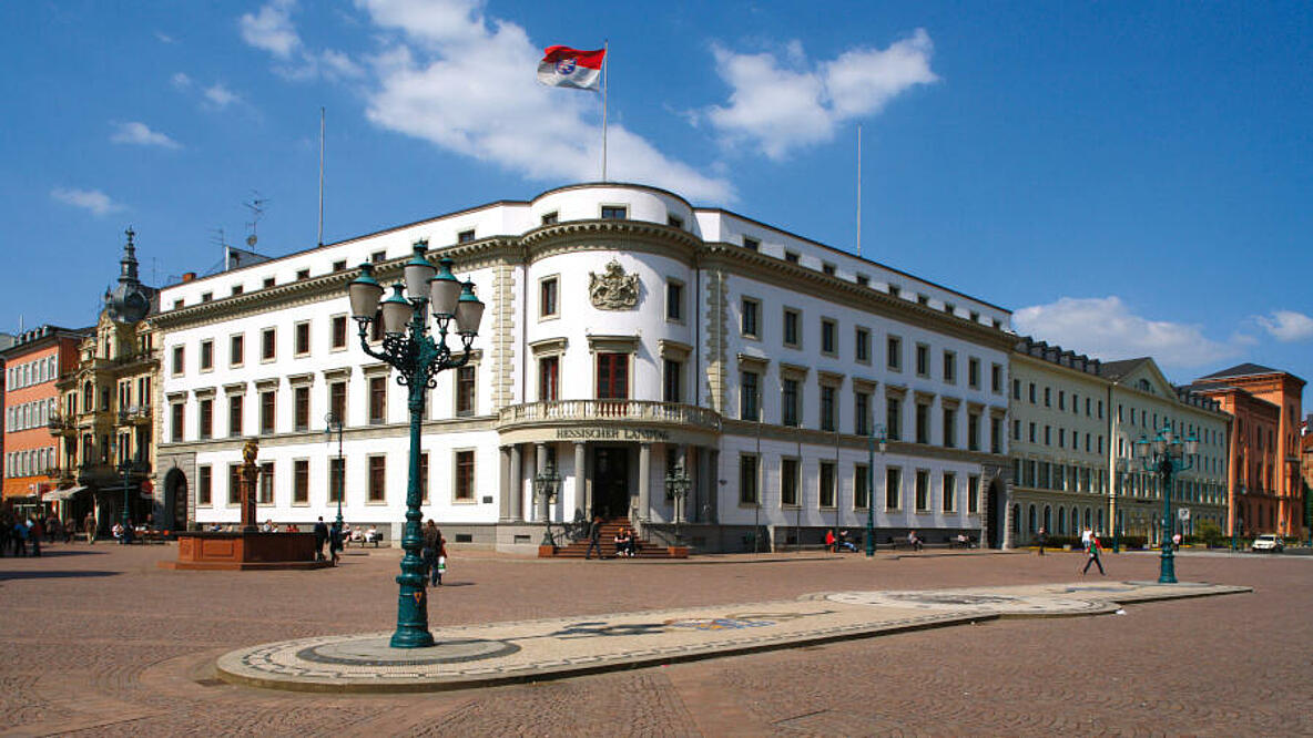 Hessischer Landtag im Schloß der Landeshauptstadt Wiesbaden