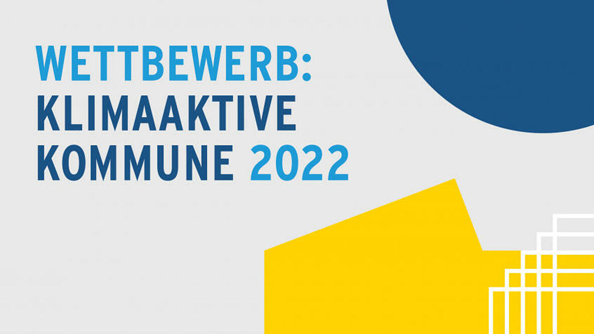 Logo des Wettbewerbs Klimaaktive Kommunen 2022