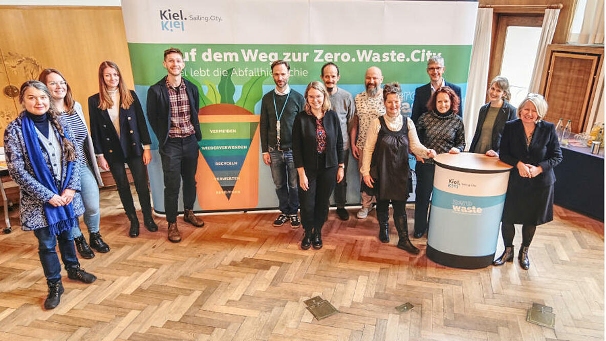 Das Team der Mission Zero Academy des Netzwerks Zero Waste Europe hat die Landeshauptstadt Kiel zertifiziert.