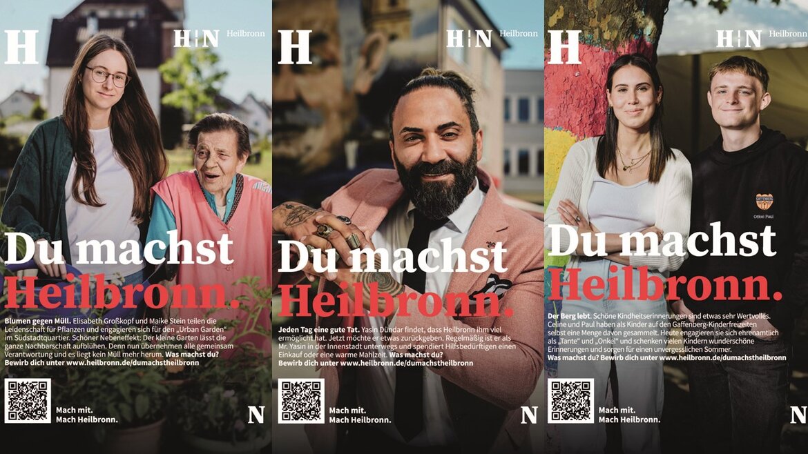 Kamgagnenmotive von "Du machst Heilbronn"