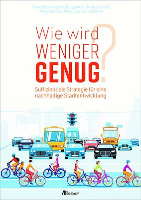 Buchcover mit dem Titel "Wie wird weniger genug?"