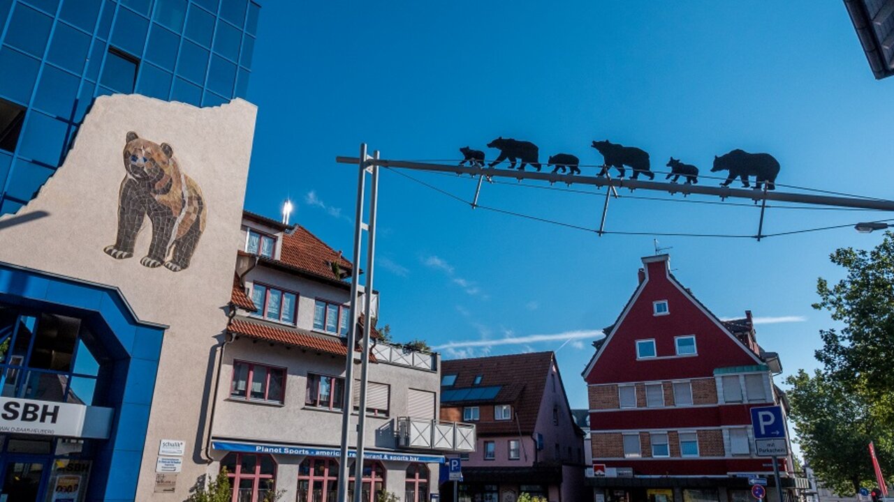 Die Innenstadt von Villingen-Schwenningen