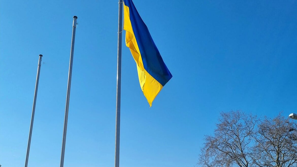 Flagge der Ukraine