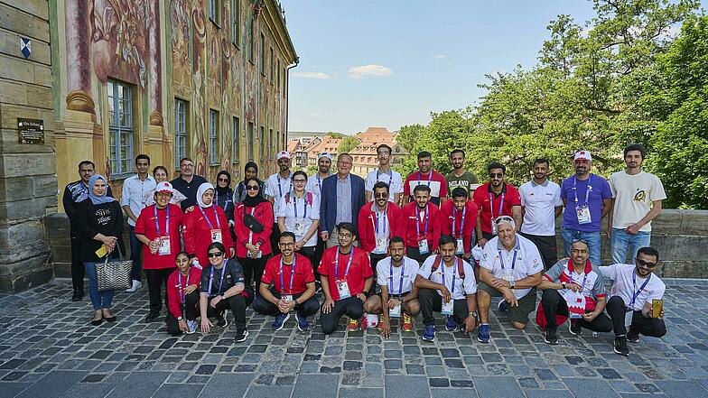 Die Host Town Bamberg hat eine Delegation aus Bahrain willkommen geheißen.