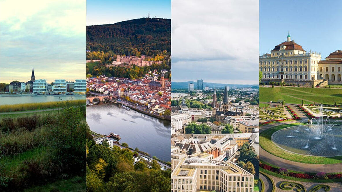 Collage der teilnehmenden Städte am ICLEI-Projekt