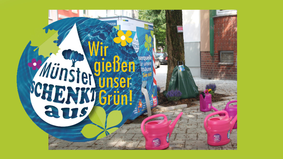 Logo der Kampagne "Münster schenkt aus"