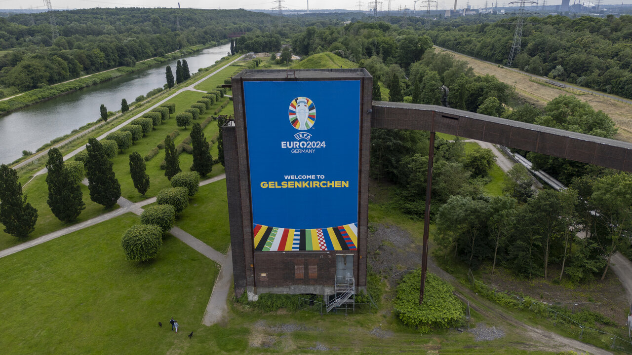 Der Kohlebunker im Nordsternpark in Gelsenkirchen.