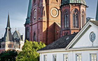 Oldenburg - Blick auf das Rathaus und die Lambertikirche