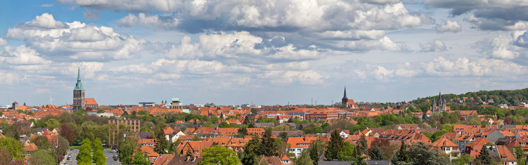 Panoramaaufnahme von Hildesheim