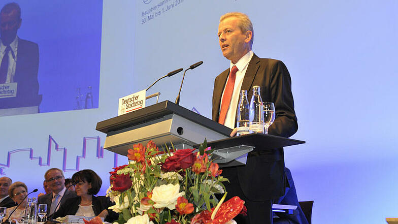 Dr. Ulrich Maly, Vizepräsident des Deutschen Städtetages und Oberbürgermeister aus Nürnberg 