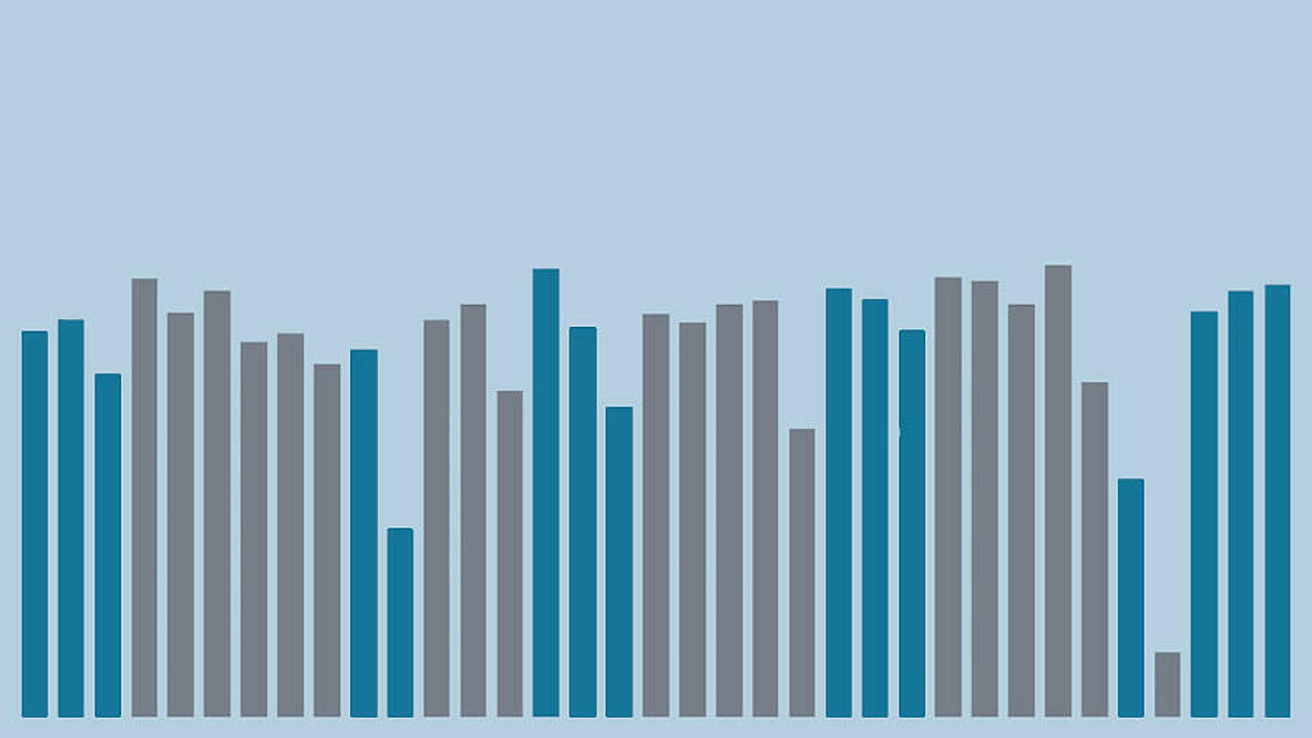 Beispielhafte Statistik als Balkendiagramm