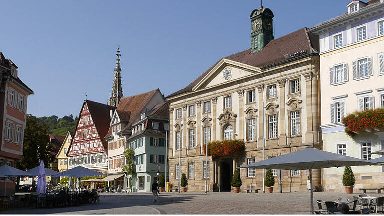 Esslingen - Rathaus und Rathausplatz