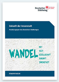 Cover des Positionspapiers "Zukunft der Innenstadt"