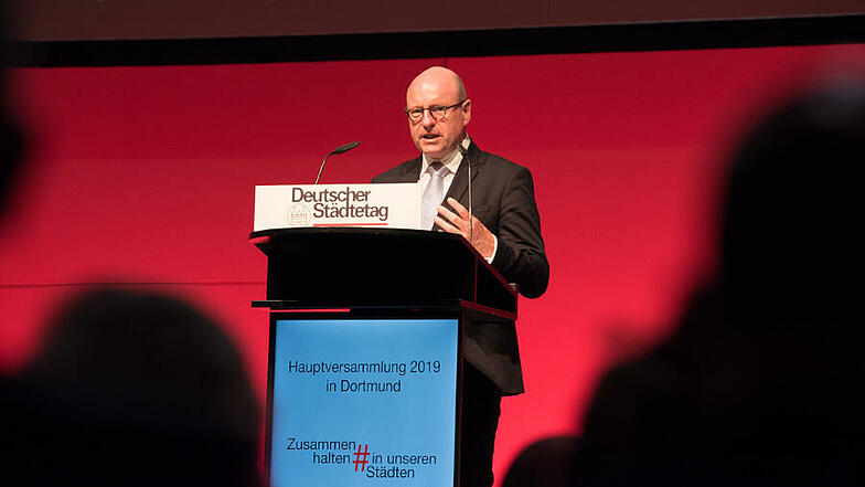 Oberbürgermeister Markus Lewe aus Münster, Präsident des Deutschen Städtetags