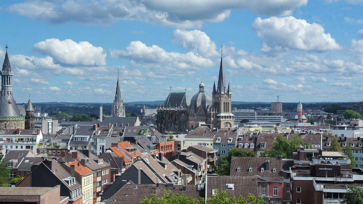 Panoramaaufnahme von Aachen