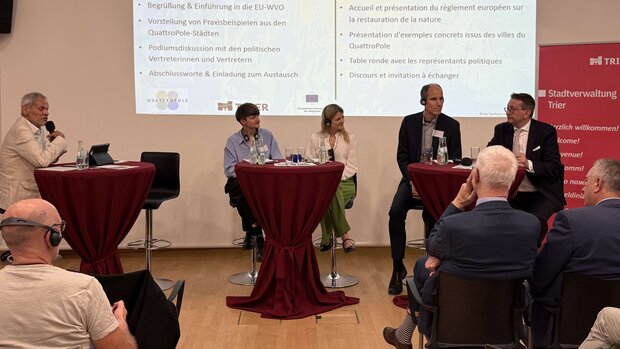 Zu Gast war unter anderem Barbara Meyer, Bürgermeisterin von Saarbrücken (Mitte).