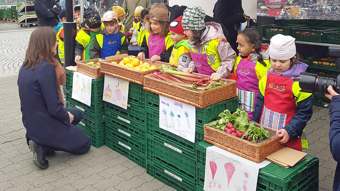 Kids-Marktstand Leipzig