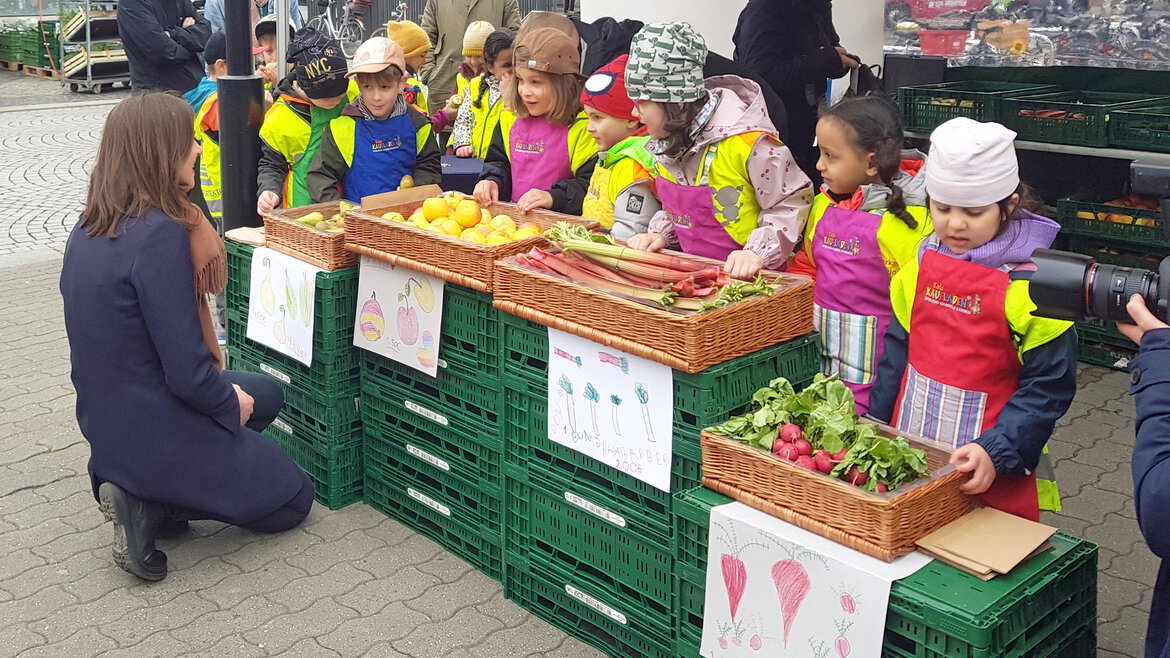 Kids-Marktstand Leipzig