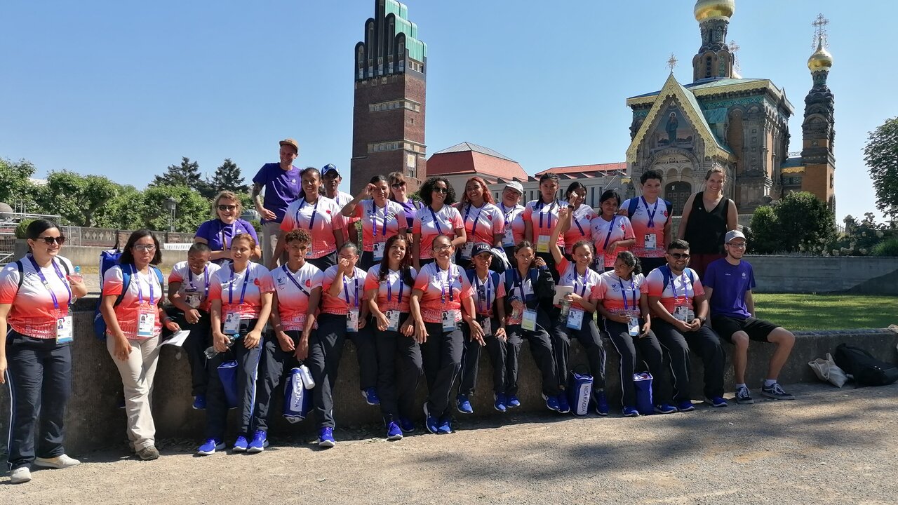 Darmstadt hat mit seinen Gästen aus Nicaragua eine Stadtbesichtigung veranstaltet.