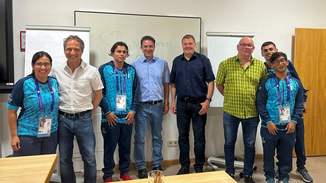 In der Host Town Baden-Baden ist das Team der Special Olympics aus Gutatemala zu Gast.