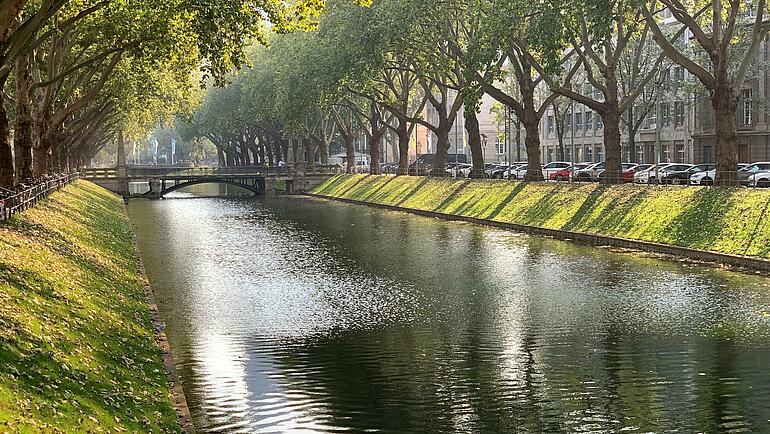 Die Düssel in Düsseldorf