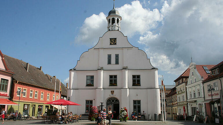Das Rathaus von Wolgast