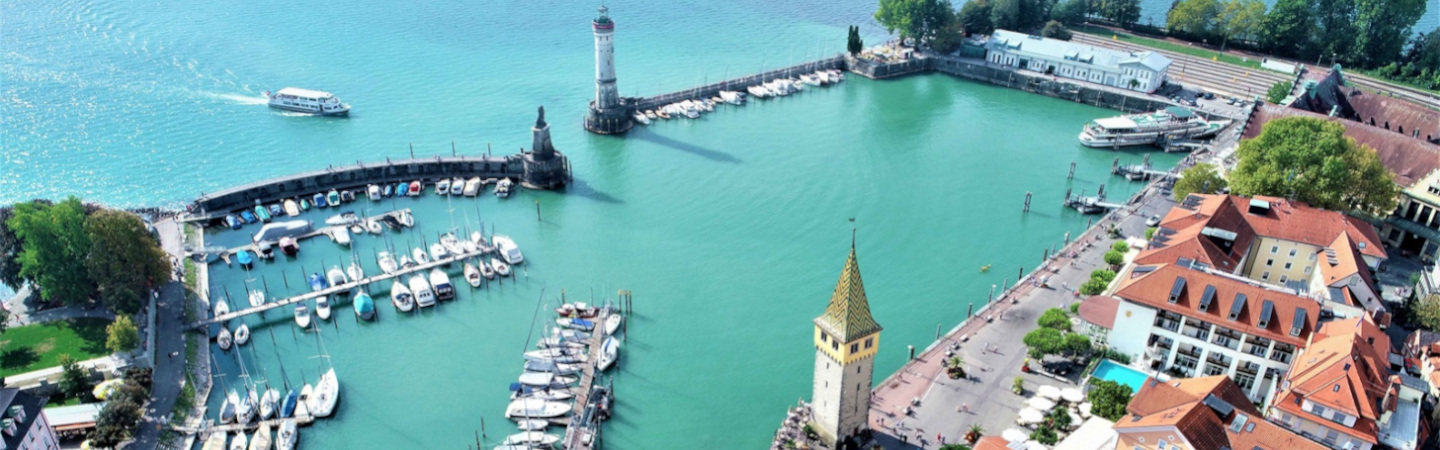 Panoramabild von Lindau (Bodensee)