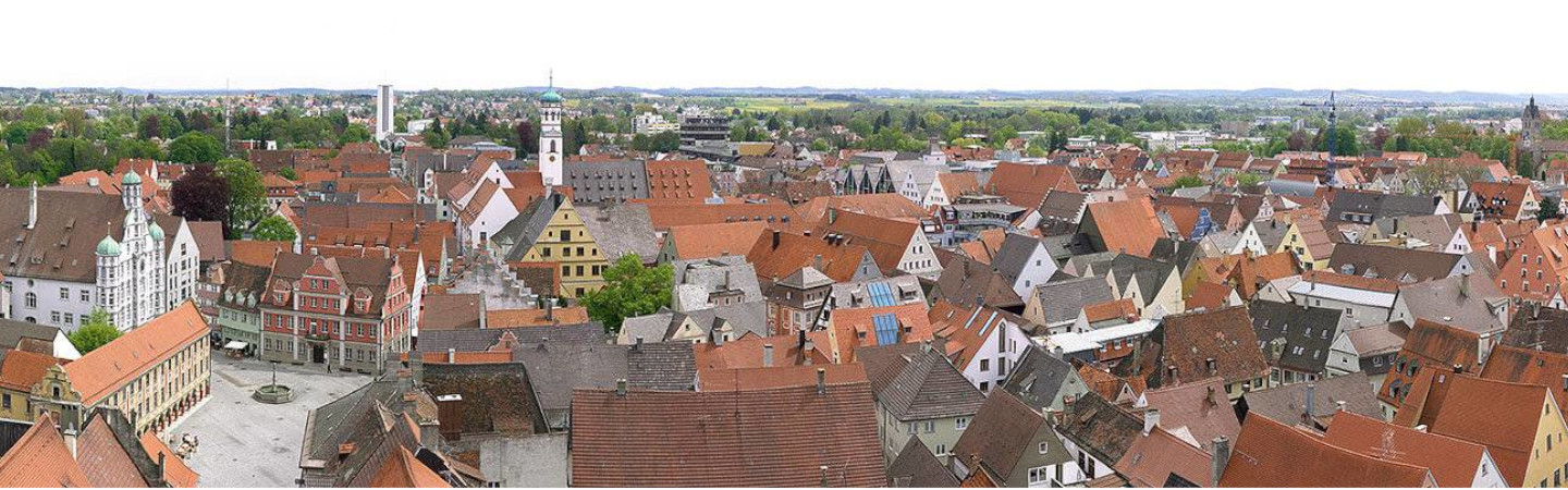 Panoramaaufnahme von Memmingen