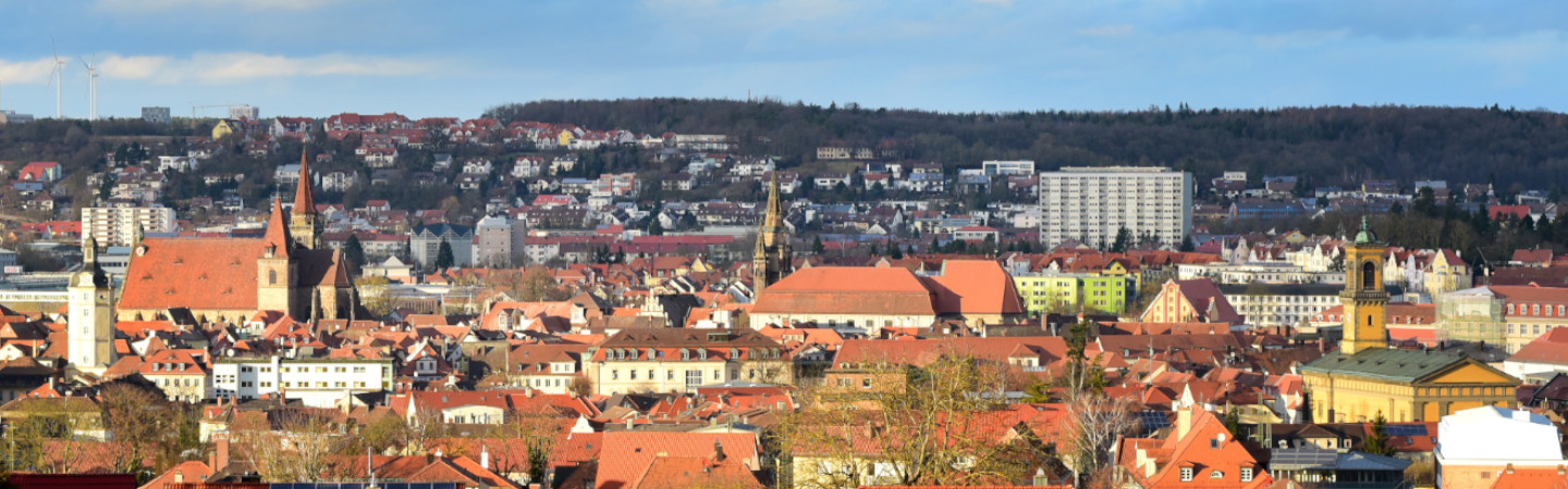 Luftaufnahme von Ansbach
