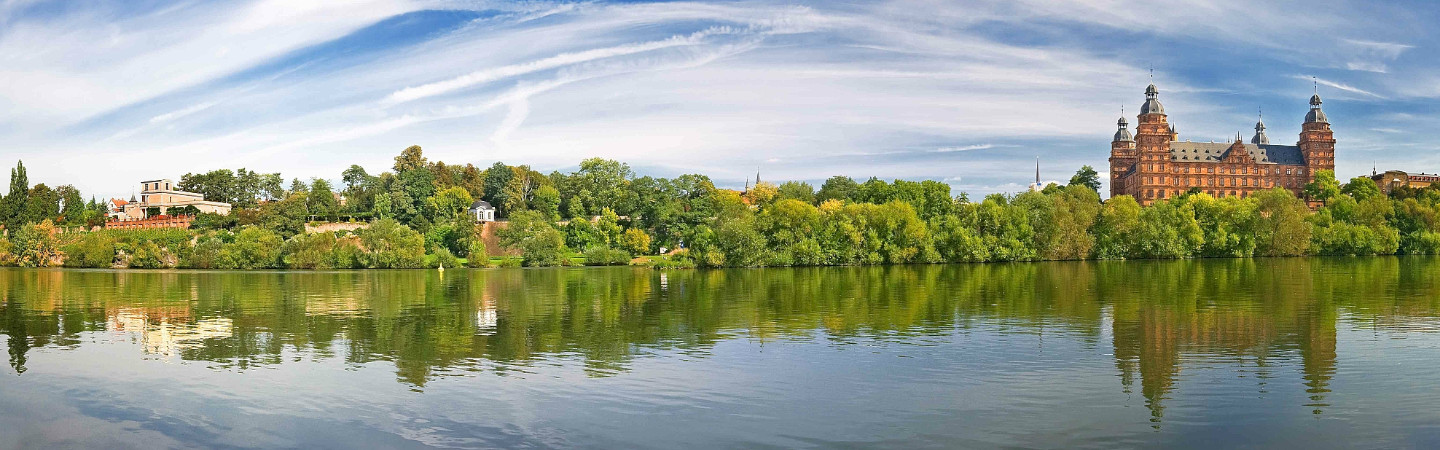 Panoramaaufnahme von Aschaffenburg
