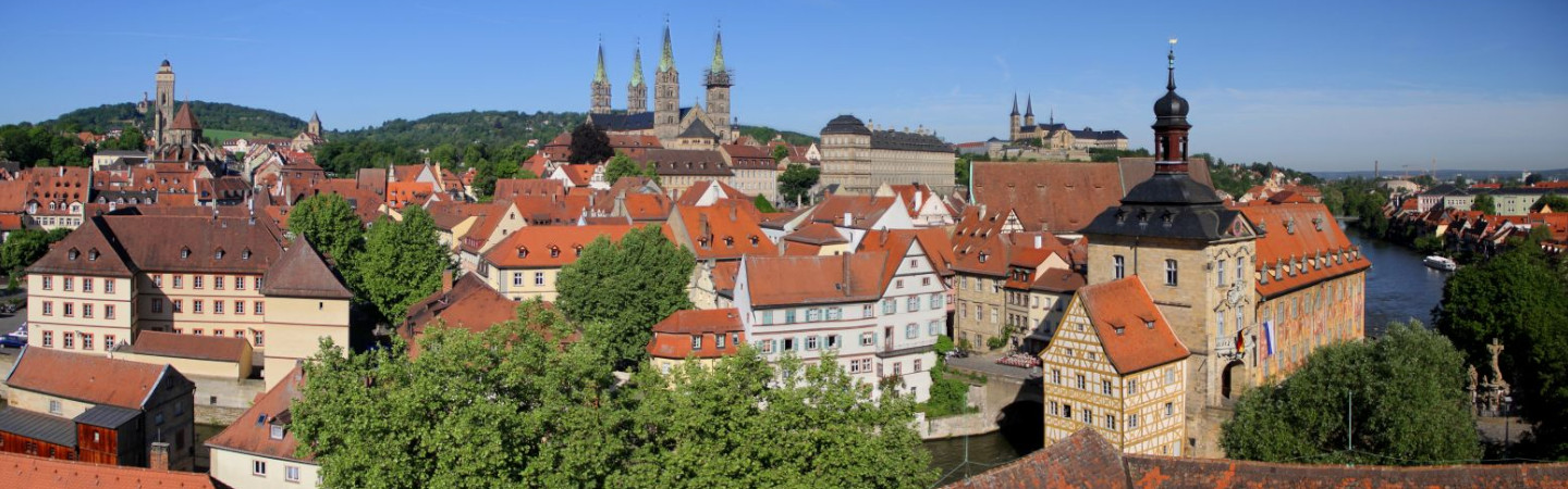 Bamberg - Blick vom Turm des Schlosses Geyerswörth