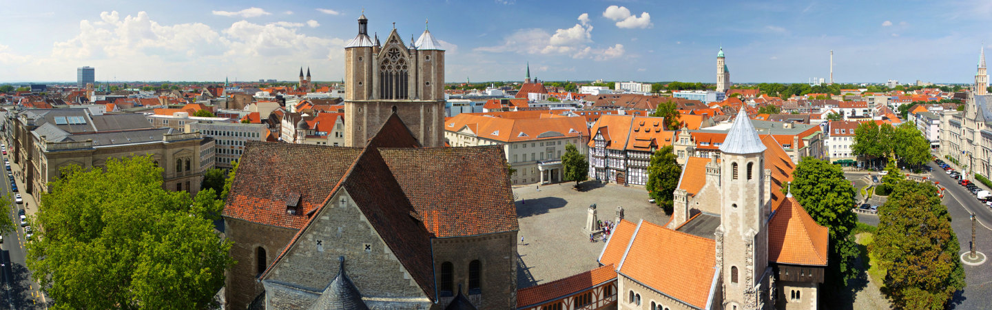 Panoramaaufnahme von Braunschweig