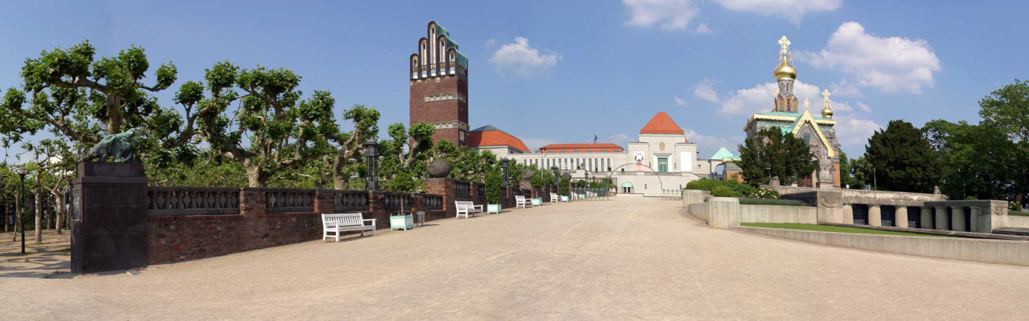 Darmstadt - Die Mathildenhöhe, ein Wahrzeichen von Darmstadt