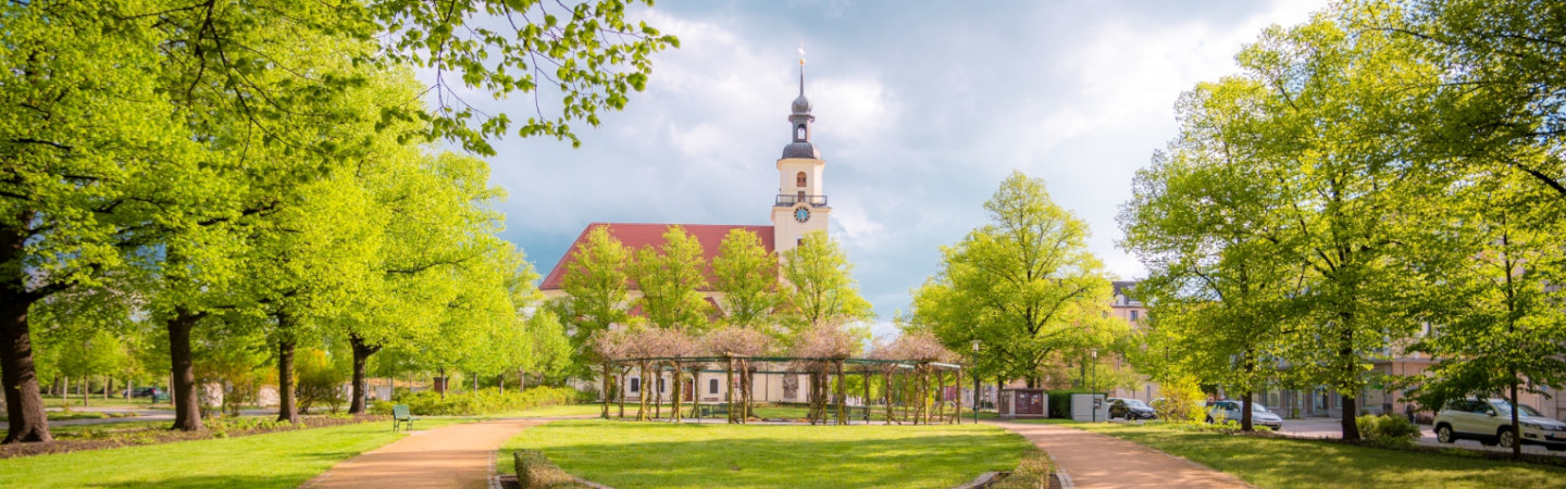 Forst (Lausitz) - Blick auf die Stadtkirche St. Nikolai
