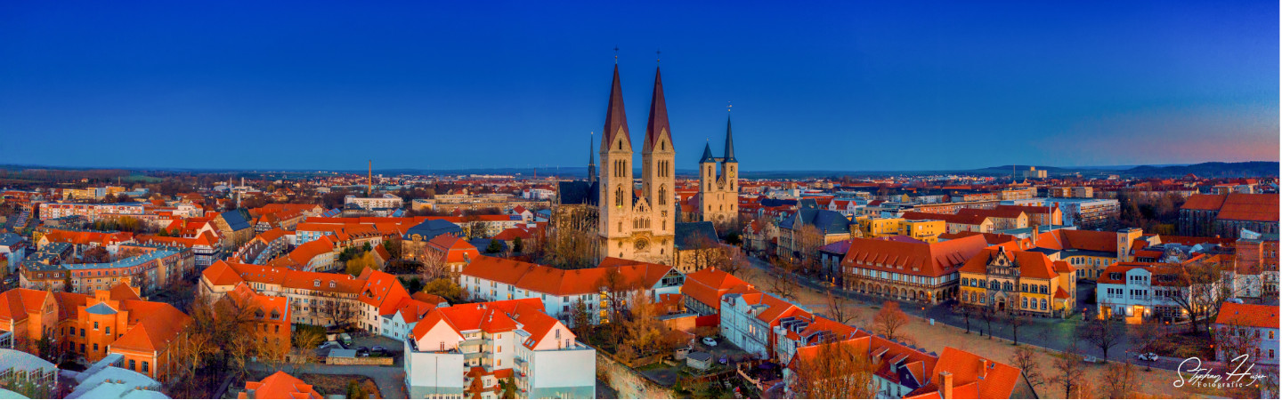 Panoramaaufnahme von Halberstadt