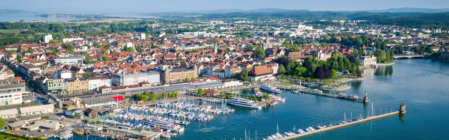 Luftaufnahme von Konstanz